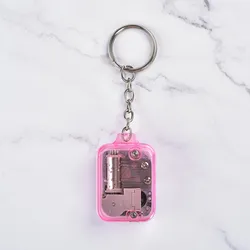 Acrylic  Music Box custom music box keychain