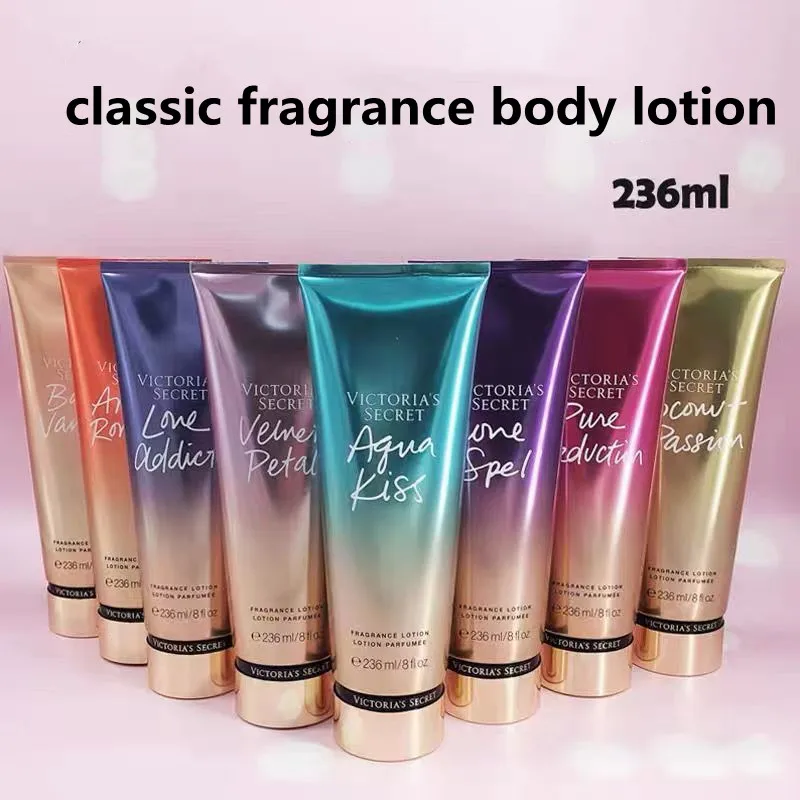 Wholesale High Quality Velvet Petal Coconut Milk Victoria Romantic Moisturizing Whitening Glitter Perfume Body Lotion