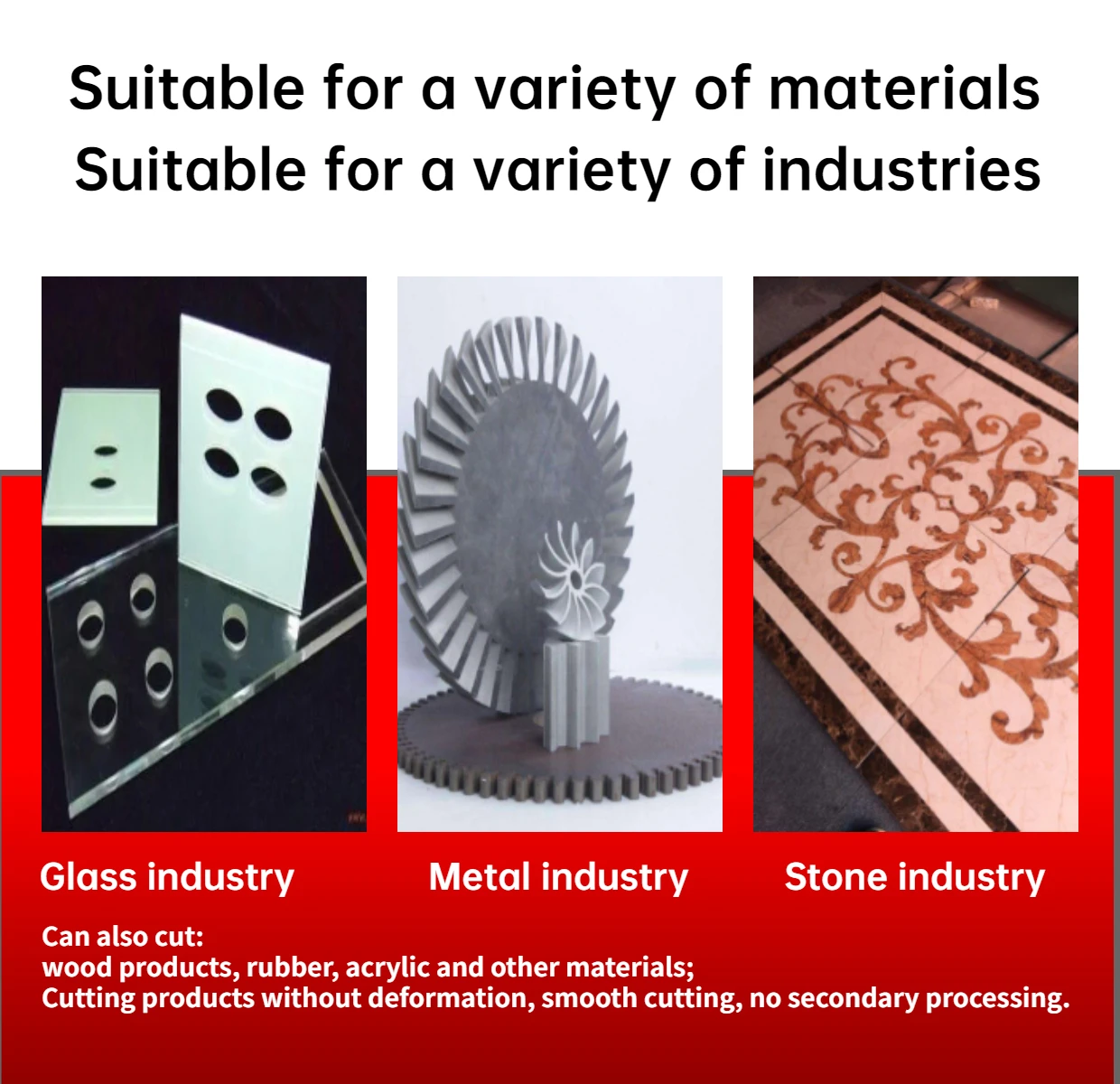 Zhonggong ZCUT IMC Small stainless steel waterjet cutting machine small size for waterjet table