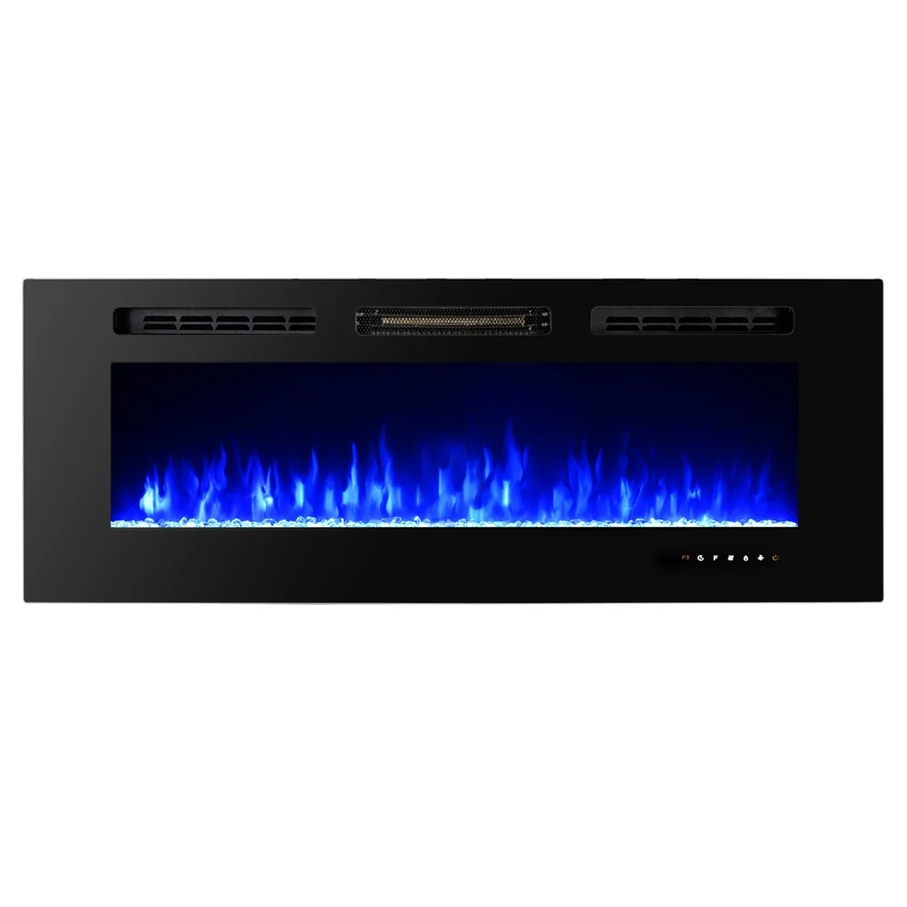 Большой Настенный Электрический камин с 3d светодиодной подсветкой 110 В 220