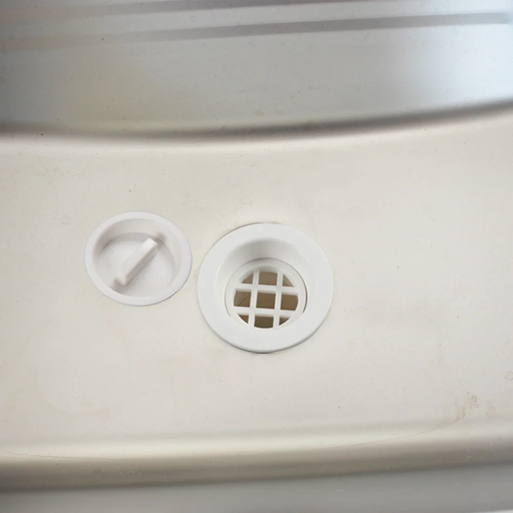Sink plastic drainer accessories vegetable wash basin vintage white downspout filters waste