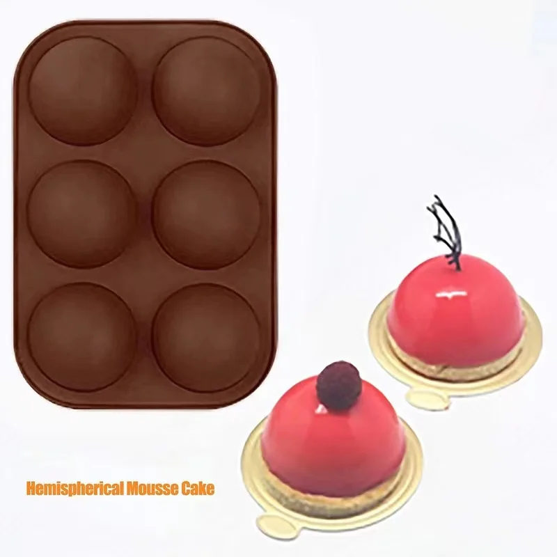 Multi purpose 6 flower silicone mold soap jelly pudding ice cream ice cream rice ball cake baking mold