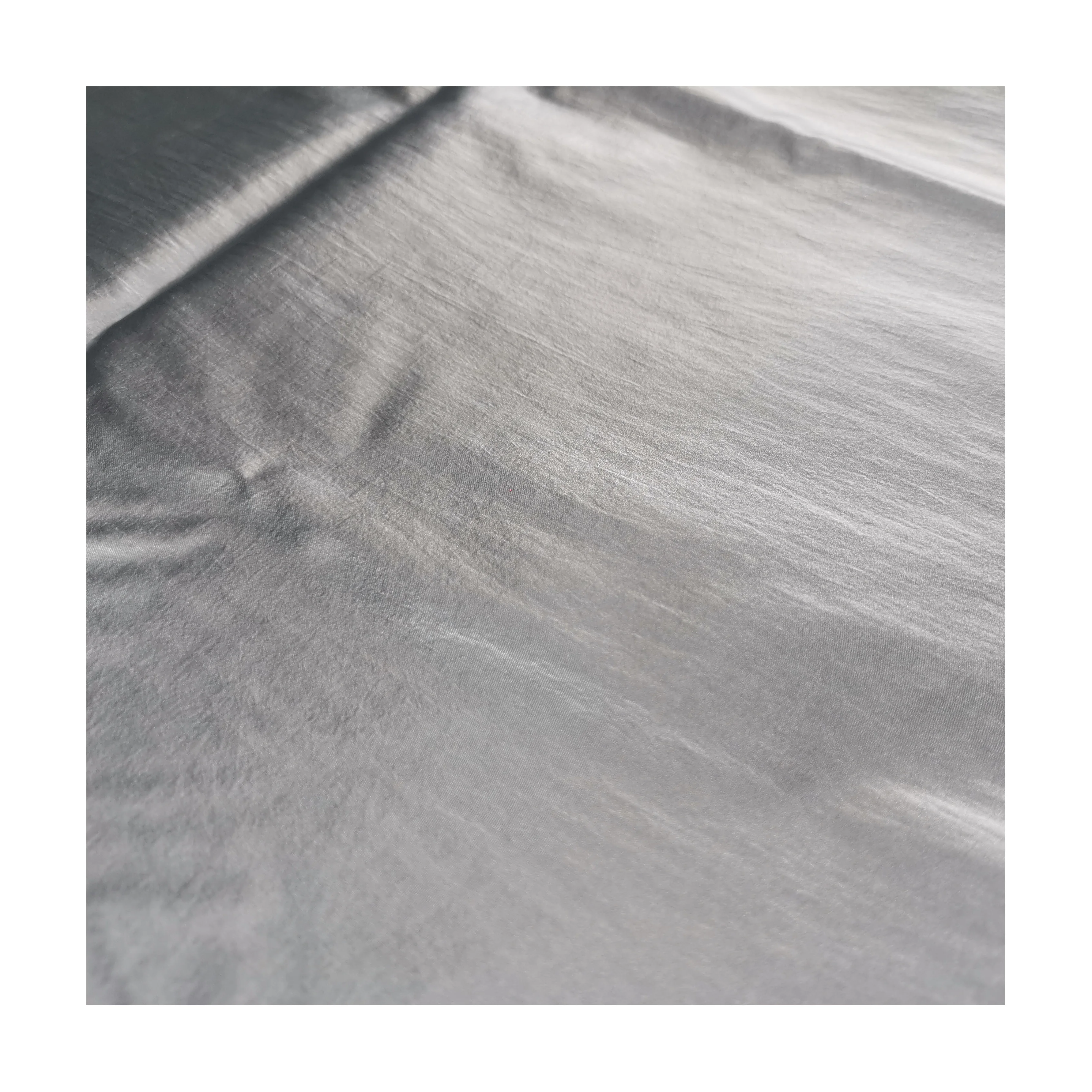 
208 420T 100% Nylon with Bright TPU Wrinkle Down Jacket Fabric Water proof Nylon Fabric 