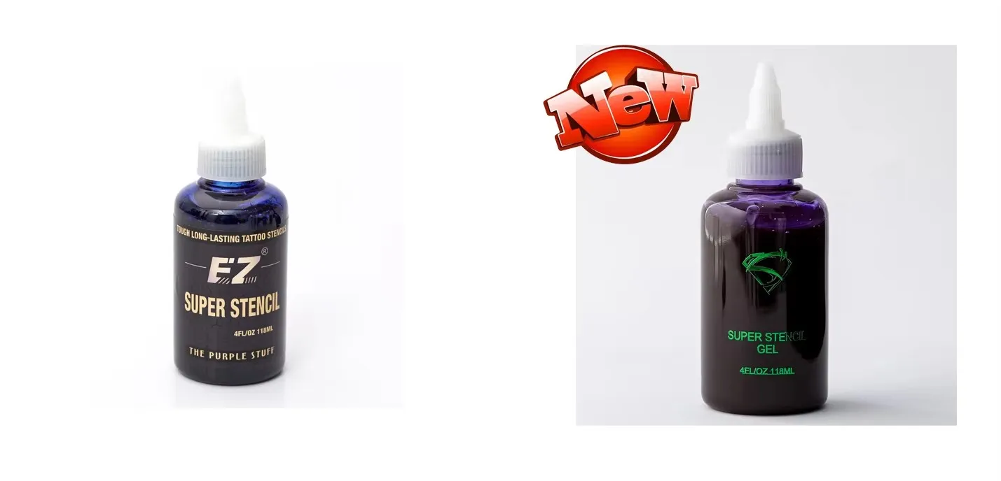 Tattoo Transfer Gel 4oz 118ML Stencils Stuff Longer Lasting Stencil Printer Transparent Gel