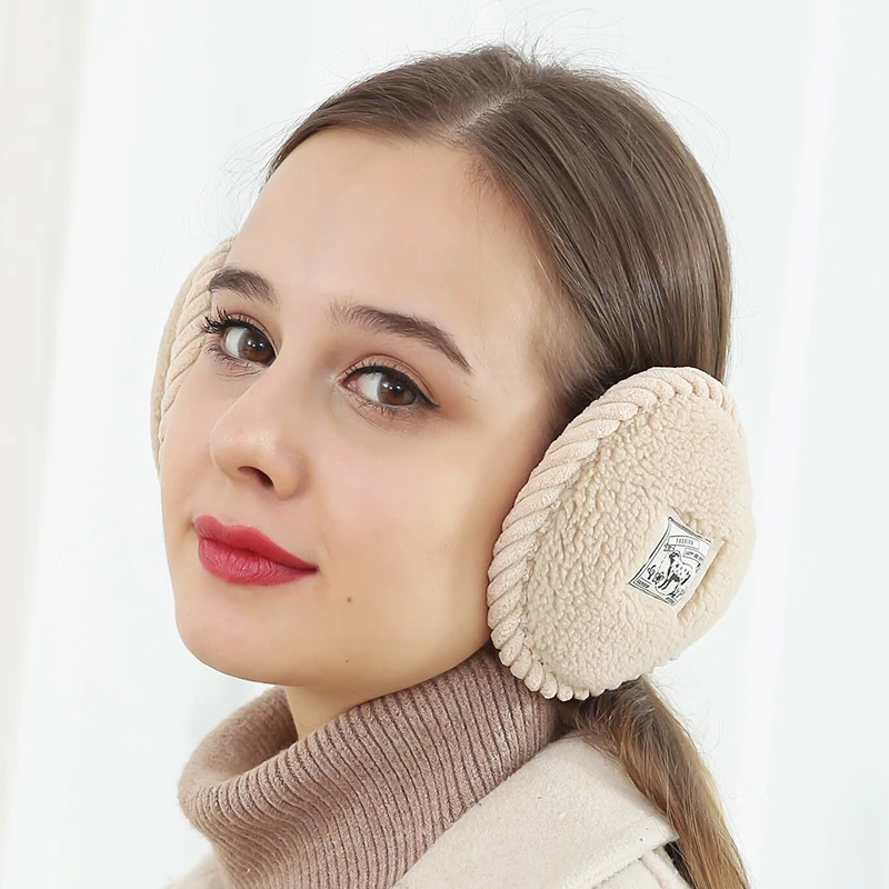 High Quality Cold Winter Ear Muffs Women Men Foldable High-end Furry Plush Earmuffs