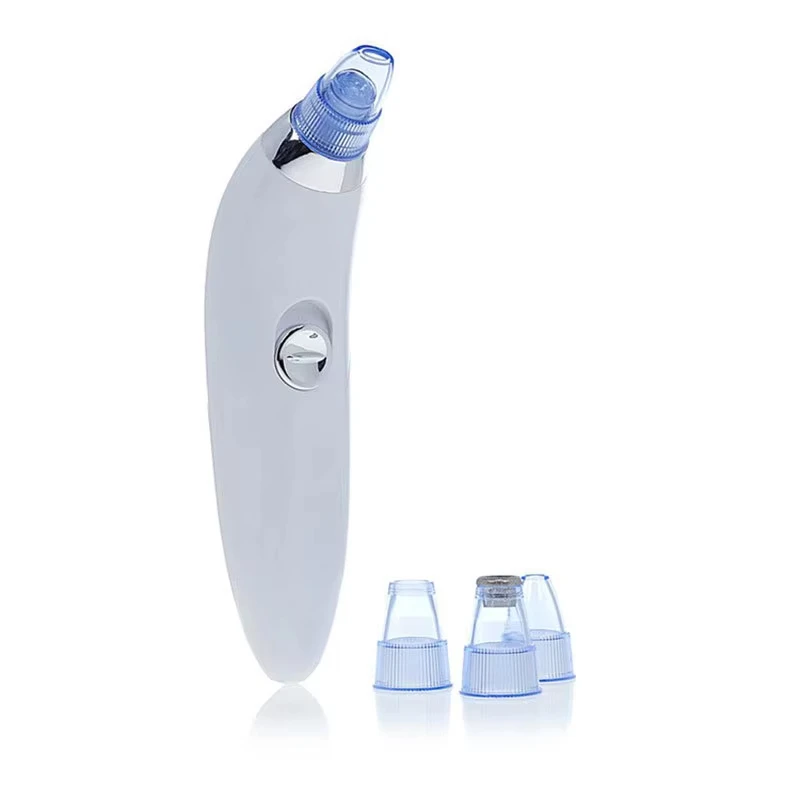 New Custom Skin Care Beauty Device Blackhead Remover Vacuum Pore Cleaner with 4 Suction Heads