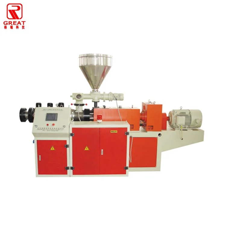 Manufacturer lab twin screwn and barrel extruder machine PVC Plastic Making Lab Extrusion