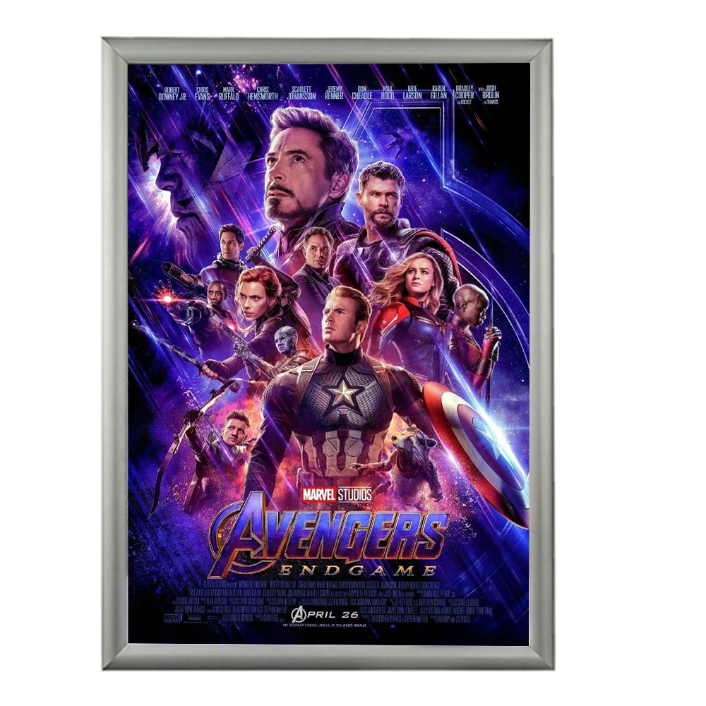 Черный фильм лайтбокс плакат защелкивающаяся рамка Плакат Размер 27x40