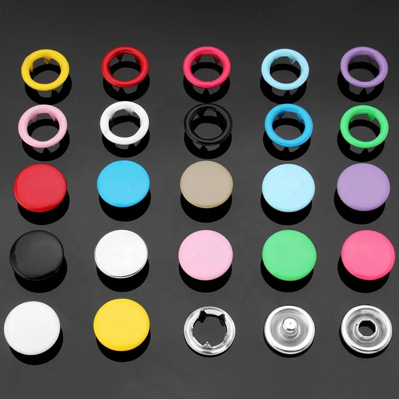 High Quality Button Brass Metal Five Claw Prong Ring Snap Fancy Button For Baby Clothes Garment