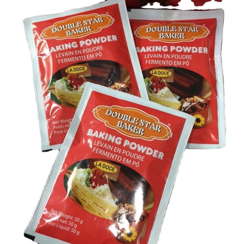 Hot Sale Food Grade 50g DSB African Recipe Baking Powder For Bakery food Bread,Steamed Buns,Cakes,Biscuits,Dessert