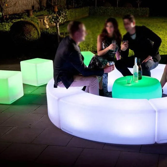 KUDE 16RGB ночной Светильник для вечеринки, декоративное наружное водонепроницаемое светодиодное сиденье IP65