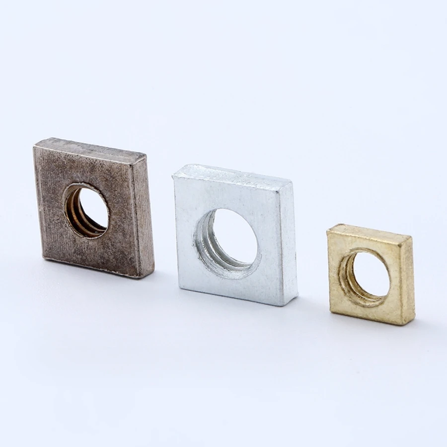 OEM Custom Nuts Square Flat Rectangle Rectangular Nut Automation Industry Square Nuts For Aluminium Profile