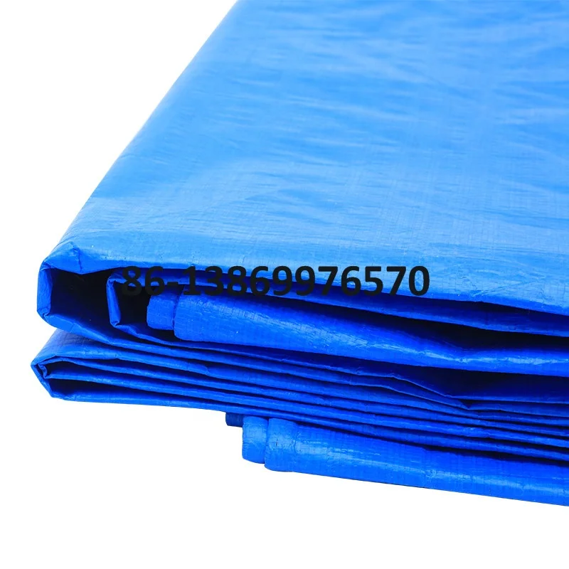 good quality blue color waterproof Tarpaulin Fabric