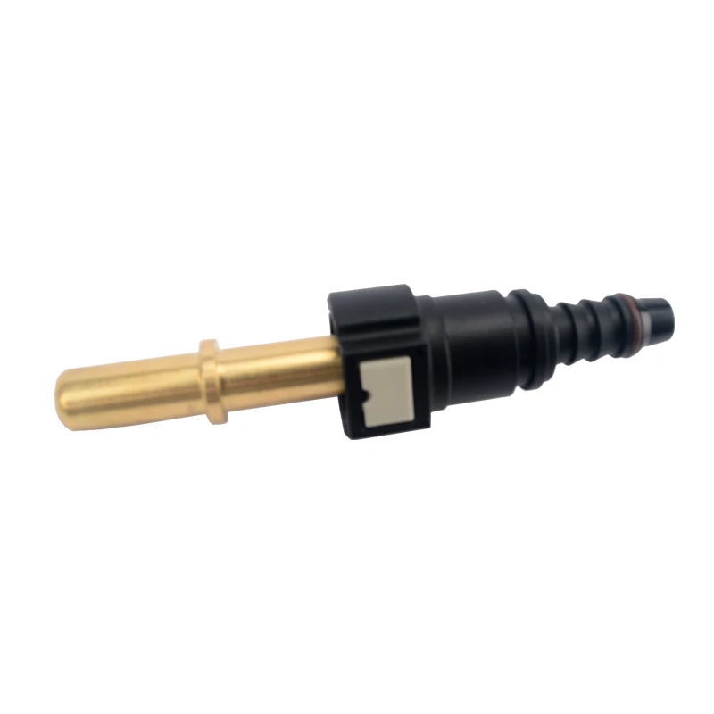 7.89mm 9.89mm universal general auto Fuel line metal connector two side brass male end piece fittings