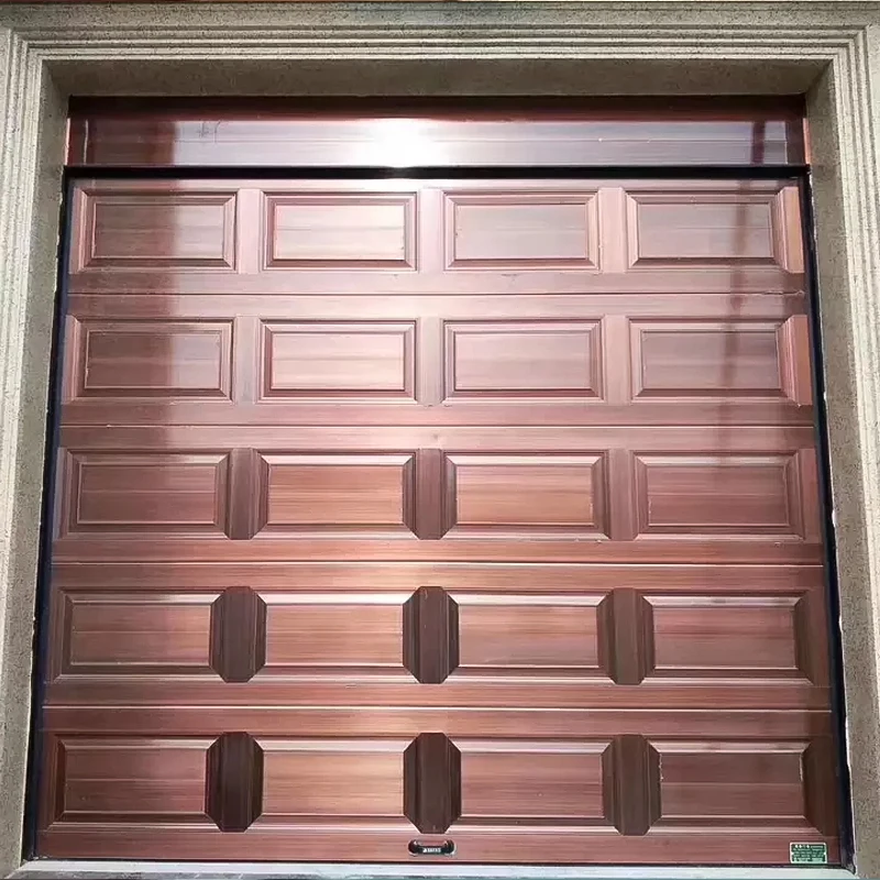 JST Durable Residential Exterior Chinese Manufacturer Of 28 Years Focus Electric Garage Sectional Steel Door