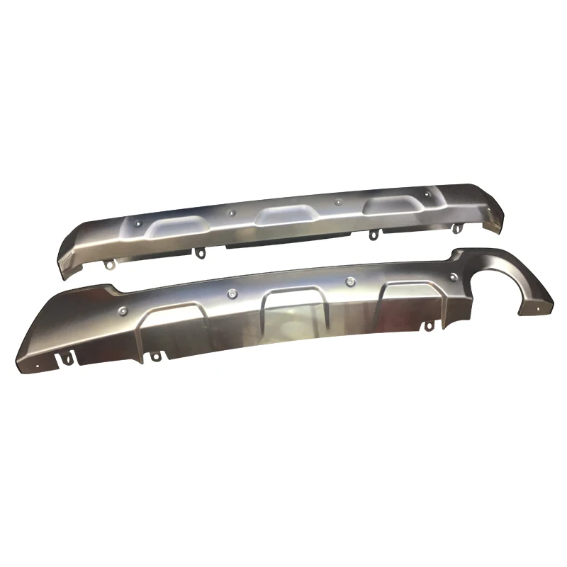 Car Accessories 304 Stainless Steel Front & Rear Skid Plate Guard Bumper Guard Protector For Subaru Forester SK 2018 2019