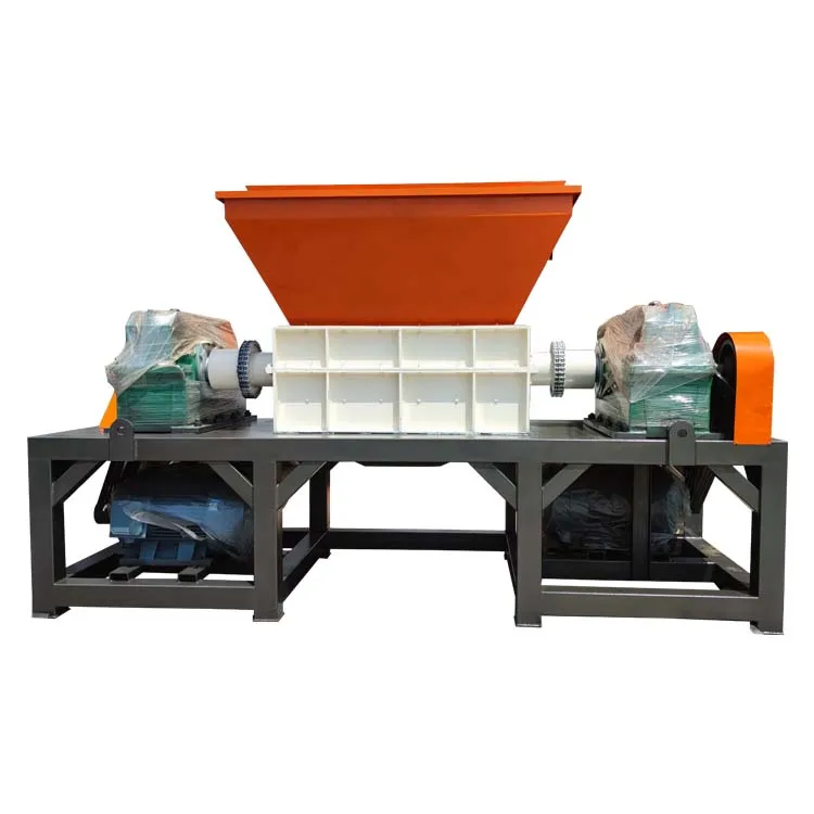 Double Shaft Shredder Industrial Paper Shredder Heavy Duty Shaft Shredder Machine for Scrap Metal Aluminum Cans