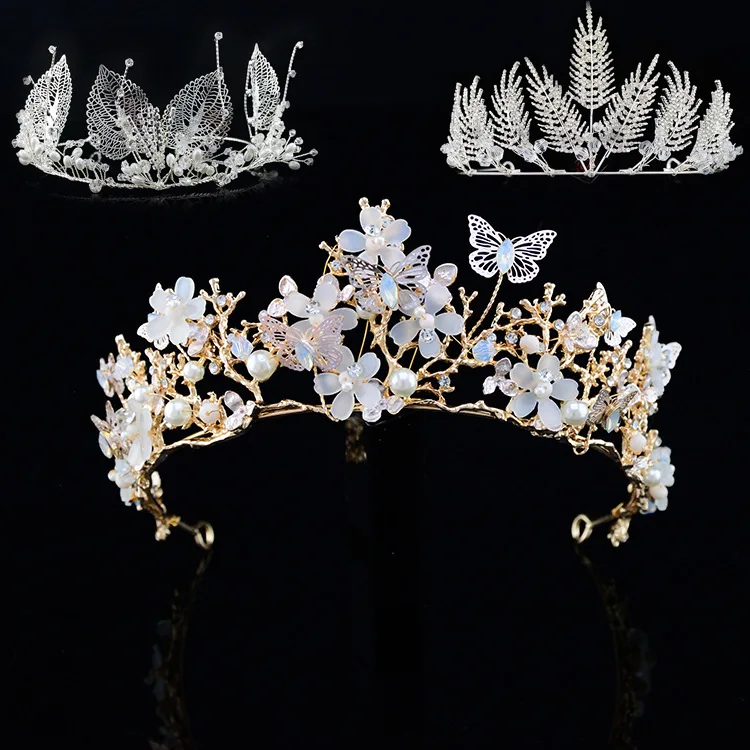 Wholesale New Fashion Crystal Rhinestone Crown Bridal Crown Tiaras Bride Wedding Hair Accessories Cake Topper CR216