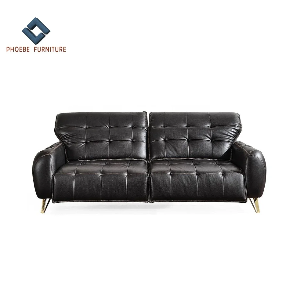 Luxury high quality classic nice sofa leather shape home sets sofas y sillones
