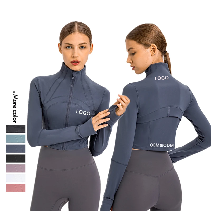 Xsunwing Wholesale Yoga Tops outdoor jacket For Women Comfortable Coat Fitness Training Running Clothes Yoga Jacket activewear