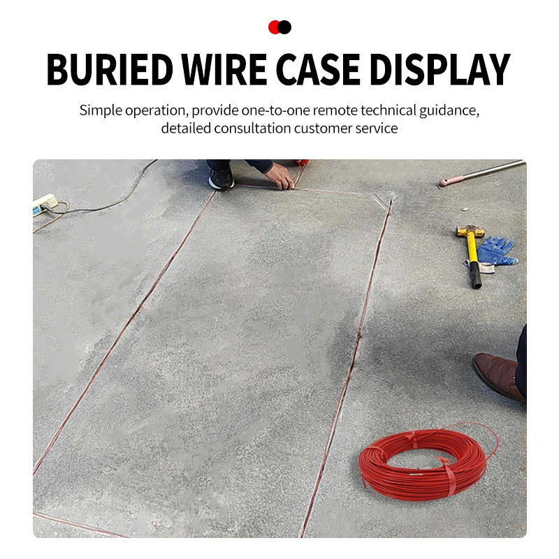 Shouweishen Ground Sense Detection Safety Oxygen-free Tinned Copper Wire Red Wire 0.5mm Ground Sense Coil for barrier gate