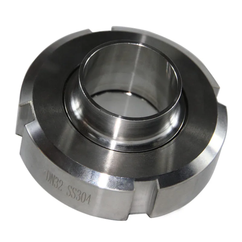 Union German standard thread 304 stainless steel sanitary grade butt welding flat welding ISO joint