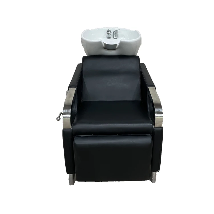 Shampoo bed salon furniture 2021 new design cheap wholesale shampoo chair
