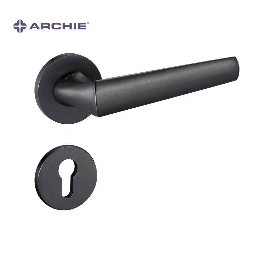 ARCHIE Reinforced Door Handle Front Door Handle Set For Metal Doors