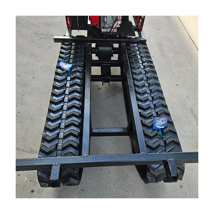 1.5 tons small dump truck Crawler dump truck agricultural slope transport easily through narrow mountain roads