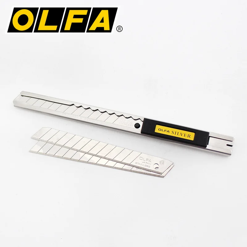 Longorgeous  OLFA SVR-1 9mm Standard Cutter Stainless Steel Utility Art Knife for Cutting Papers Films Leather Tapes Cardboard