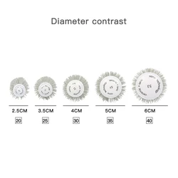 Wholesale Round Ceramic Hair Brush High Temperature Resistance Nylon Boar Bristle Styling Hair Brush