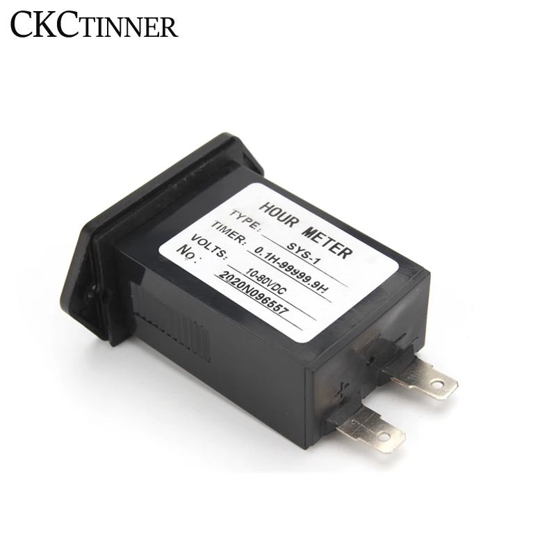 SYS-1 6 цифр DC 10-80V AC 100-250 В час метр цифровой промышленный полный Герметичный кварцевые таймер счетчик механический моточасов
