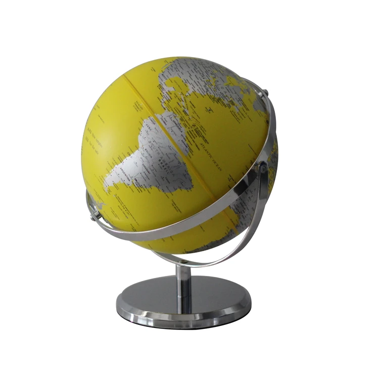 
Wholesale 23cm Metal Stand Rotating Educational Globe Map for Geographic Teaching Marking Memo 