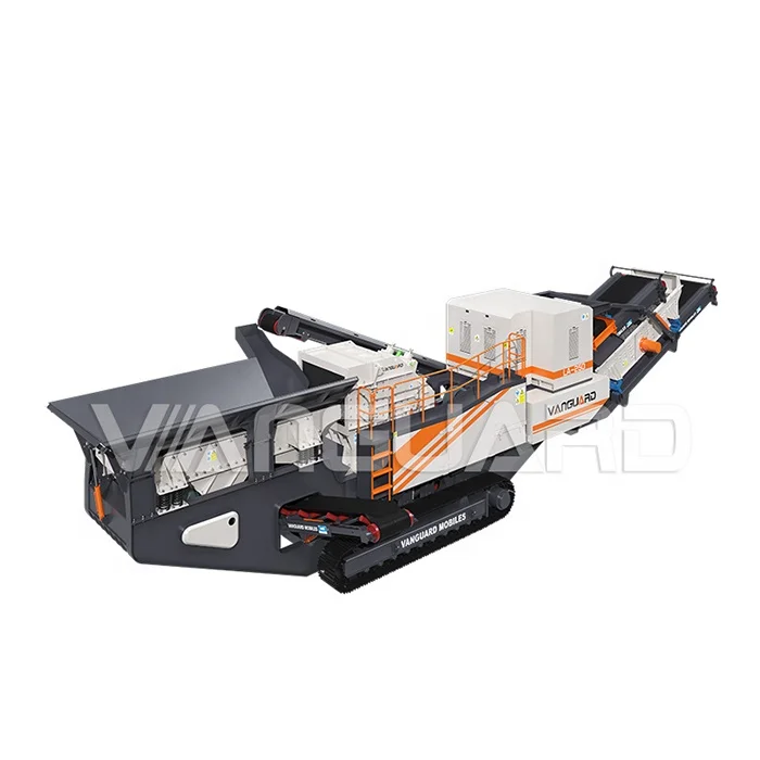 Crawler Type Mobile Gravel Crusher Impact Crushing Plant For Granite