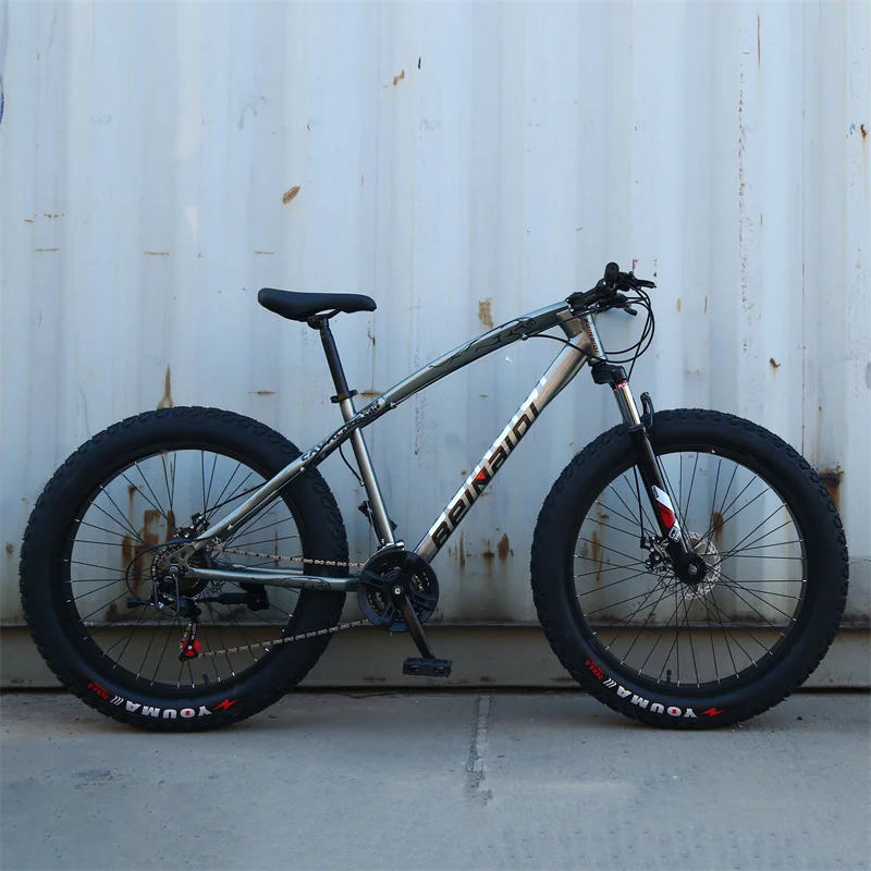 Fat bike 26x4 0 толстый велосипед для мужчин 27 скоростей круг из сплава fatbike rim 26 2024 заводская цена fat hyb