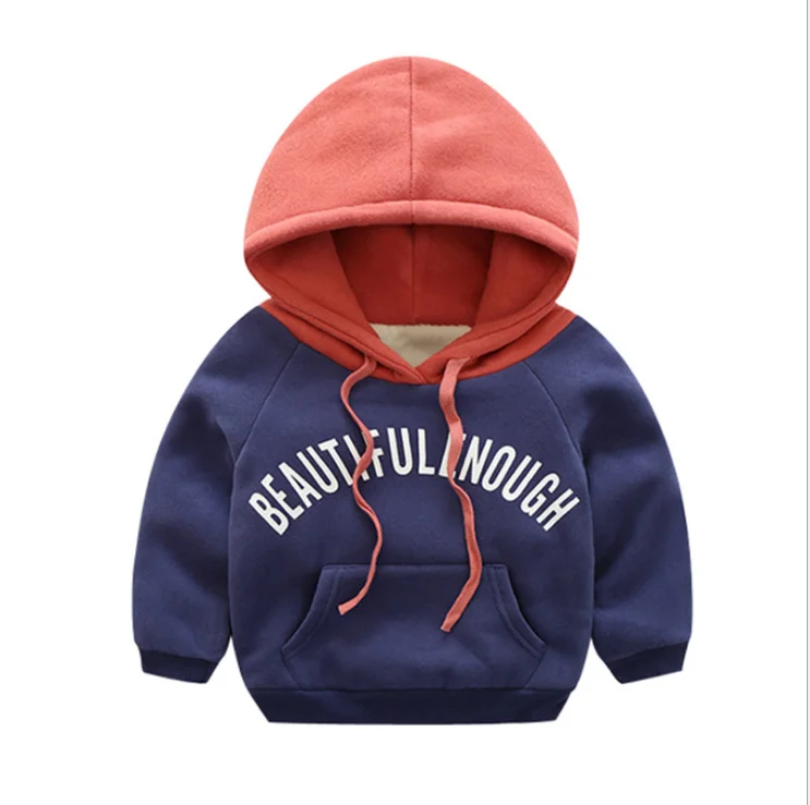 
CCC7170 Casual style long sleeve high quality cotton custom sweatshirt boys and girls kids winter hoodie 