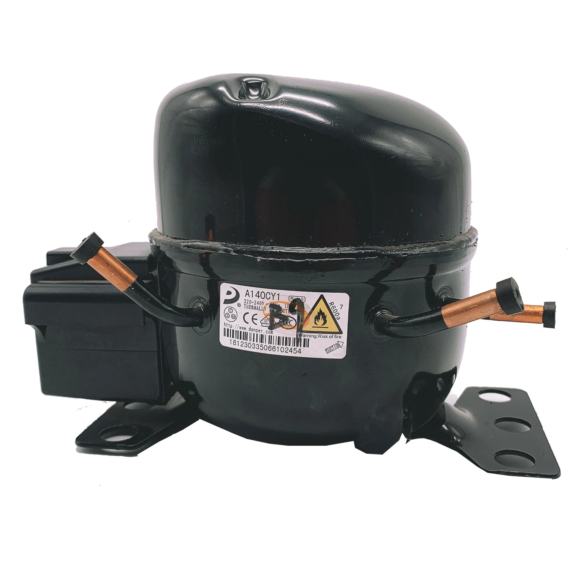 140W 1/6hp R600a refrigerator freezer compressor  A140CY1