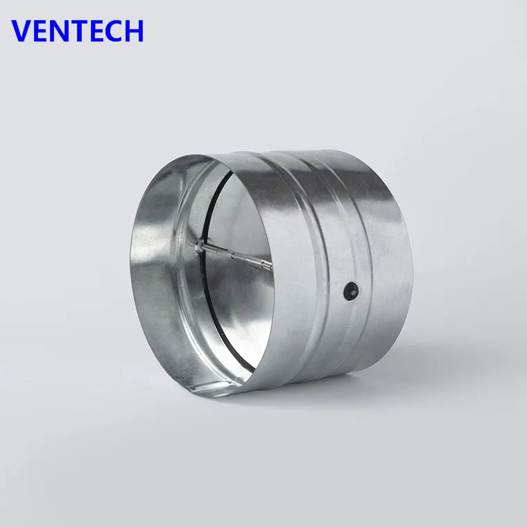 150mm air supply vent damper one way shutter back draught shutter damper butterfly air damper