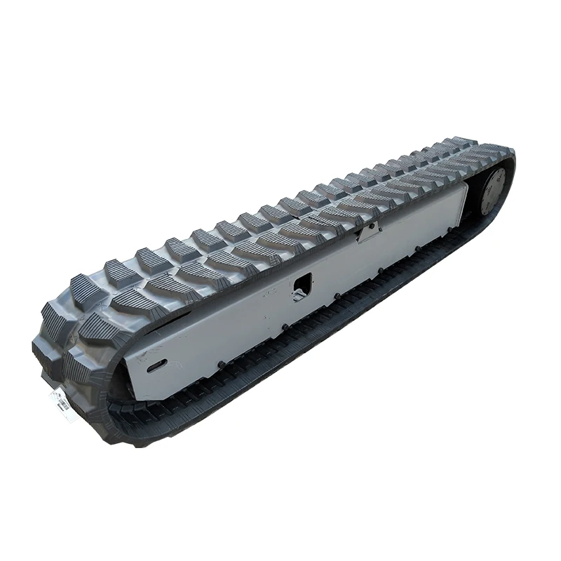Rubber Steel Track Chassis Rubber Track Undercarriage Chassis for Mini Crawler Excavator