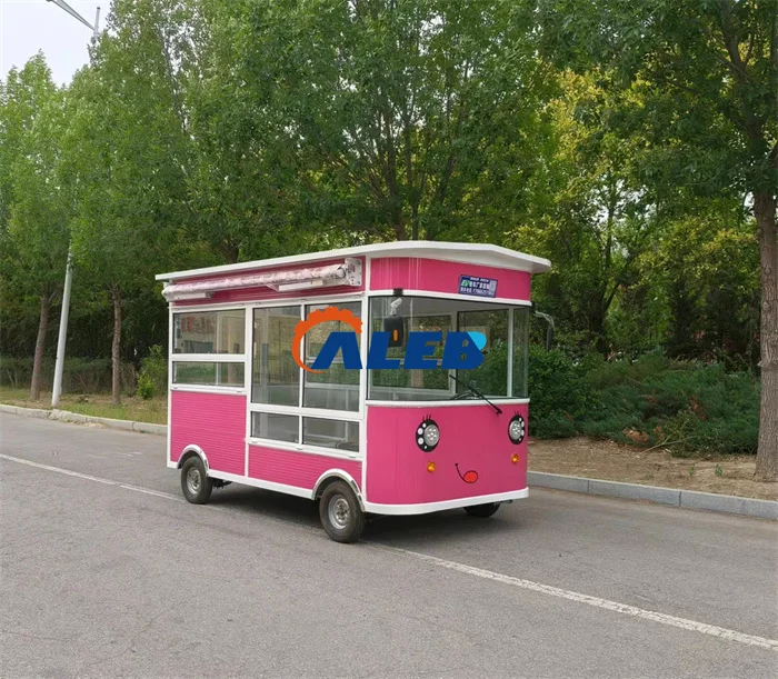 clothing display and sales mobile vehicle street view four wheeled vehicle