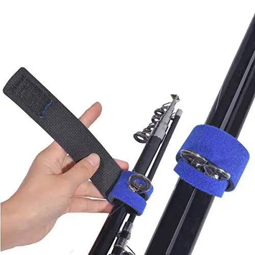 fishing rod tie holder strap Fishing Pole Holding Belt All for Spinning Rods and Fly fishing