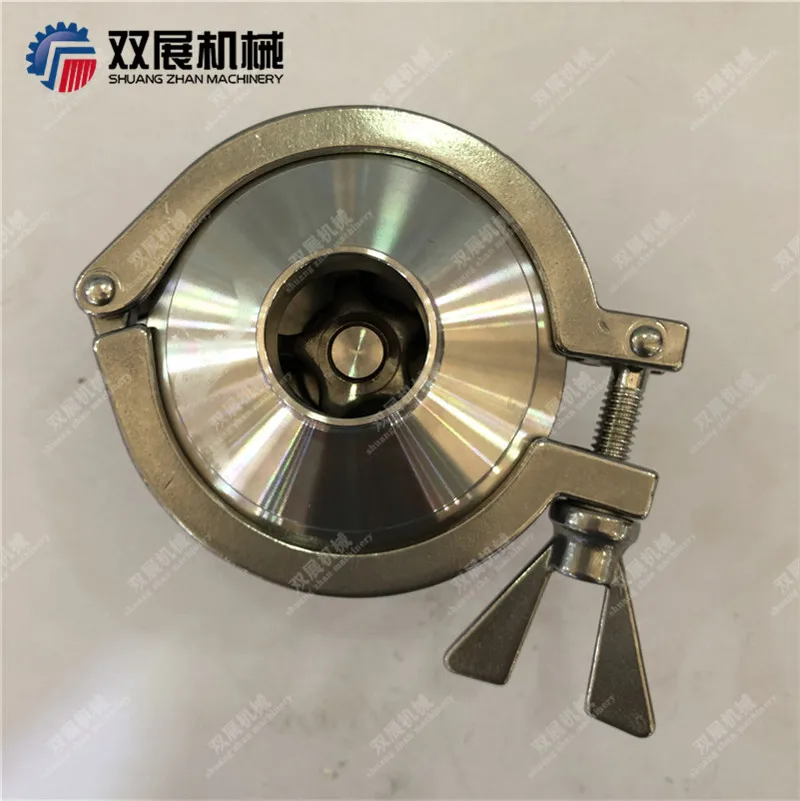 Тройной зажим NRV обратный клапан из санитарной нержавеющей стали tri clover совместимый невозвратный с сверхмощным зажимом
