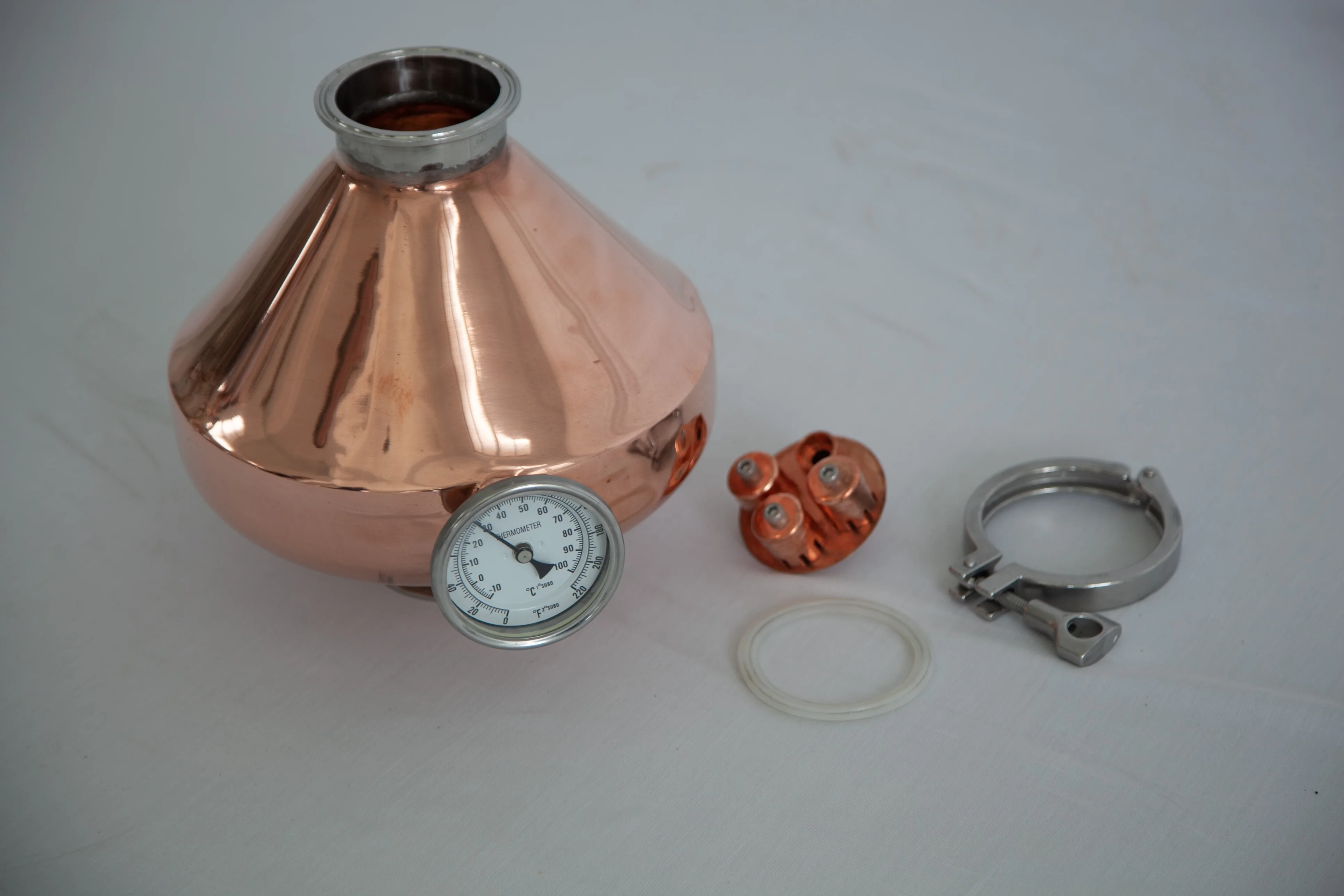 4 '8' 10 '12' медный неподвижный шлем, верхняя часть неподвижной колонки