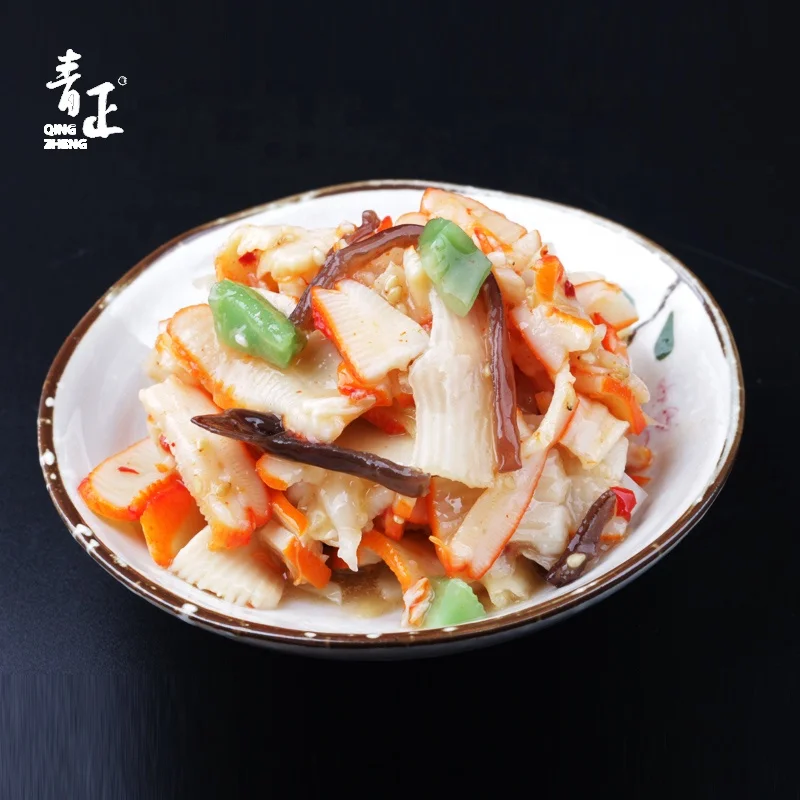 Hot Sale Frozen Sliced Squid Good quality Wholesale Japanese Sushi Fresh Snacks Frozen Seasoned Squid Salad