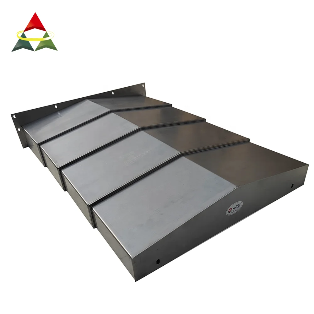 Machine tool guide way use cnc steel telescopic cover