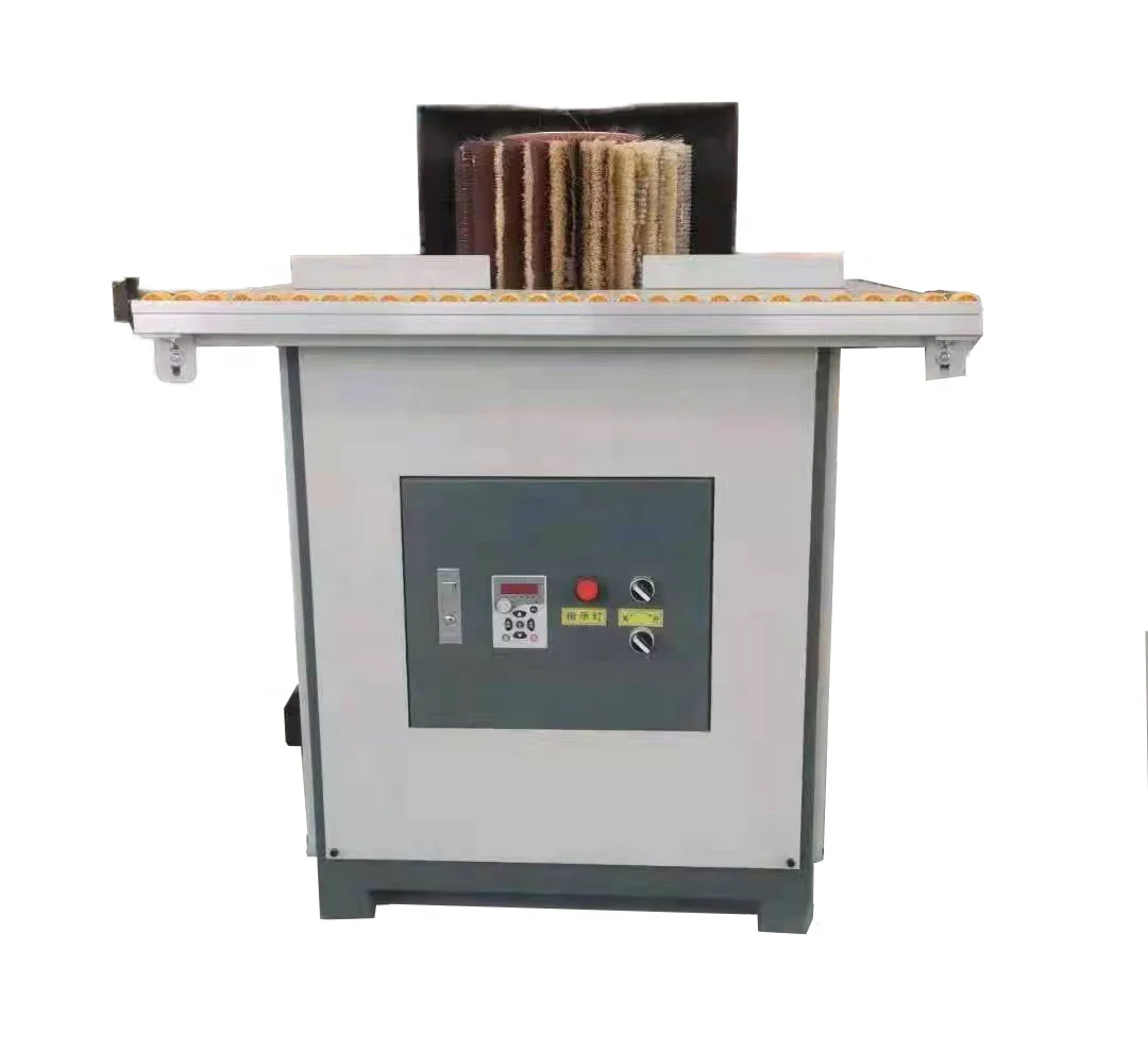 1 Head manual vertical woodworking wood curved chair leg brush polishing drum edge sander sanding buffing polisher machine