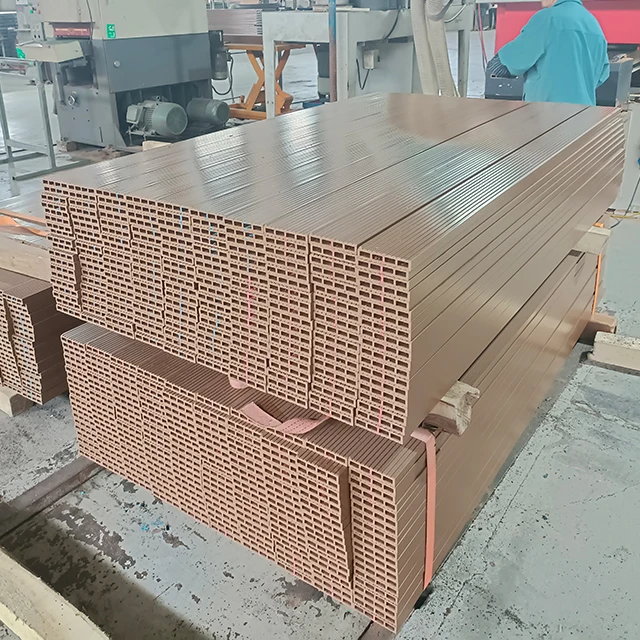 New Innovation Outdoor Panels Garden Decoration Wood Wpc Decorative Panel 3D Plastic Composite Wood Fencing With Post