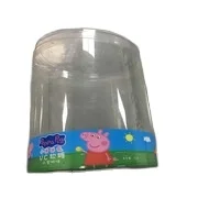 Recyclable Transparent PET PVC Plastic Cylinder Tube Box with Custom Logo for Consumer Electronic Products and Gifts Packaging