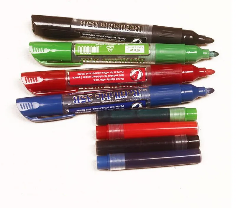 2021 hot sale Dry Erase Refillable Whiteboard Markers Ink for School,Office,Pen Factory