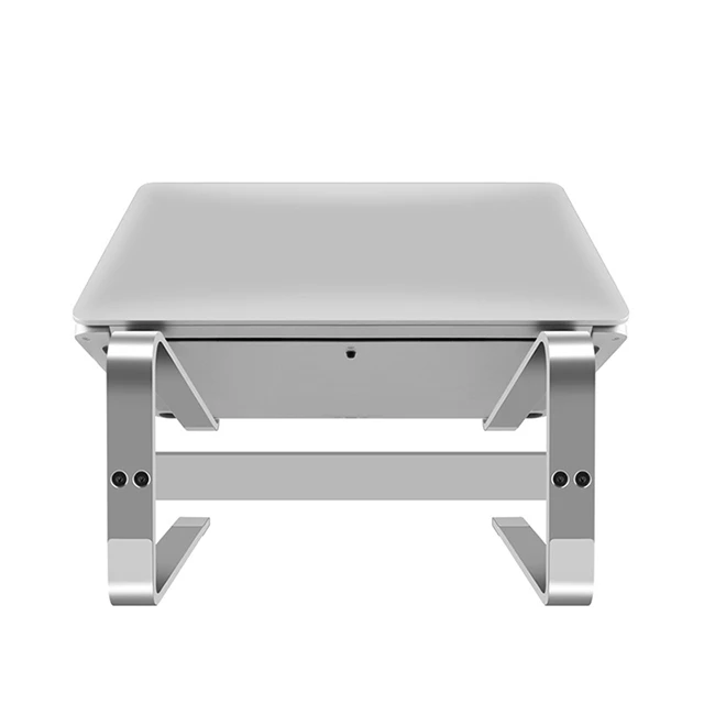 Metal Computer Riser Laptop Stand Ergonomic Laptops Foldable Aluminum Desk Notebook Holder Detachable Laptop Stand